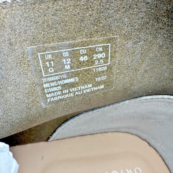 Clarks Mens Desert Coal Chukka Boots US 12 M EU 46 Stone Taupe Suede NIB - Picture 13 of 13